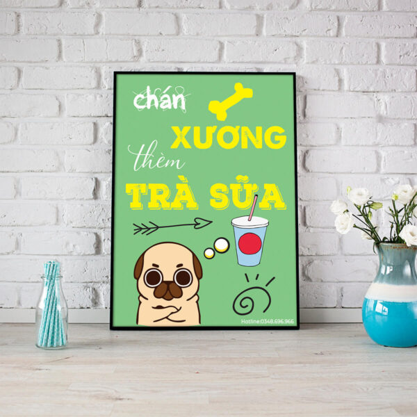 Tranh quán trà sữa: Chán xương thèm trà sữa