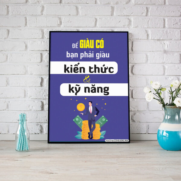 Để giàu có bạn phải giàu kiến thức và kỹ năng