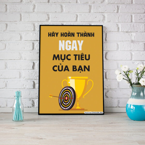 Hãy hoàn thành ngay mục tiêu của bạn