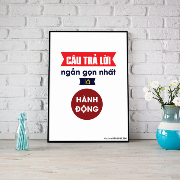 Tranh động lực: Câu trả lời ngắn gọn nhất là hành động