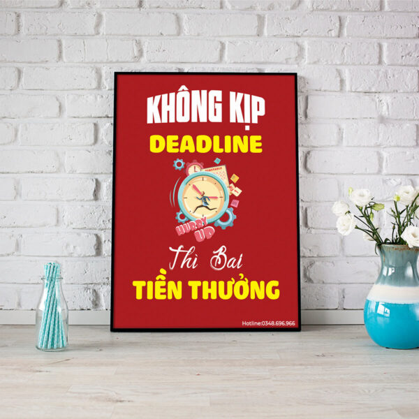 Tranh văn phòng: Không kịp deadline thì bai tiền thưởng