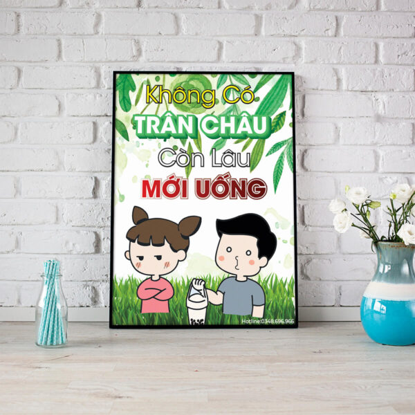 Tranh động lực: Không có trân châu còn lâu mới uống