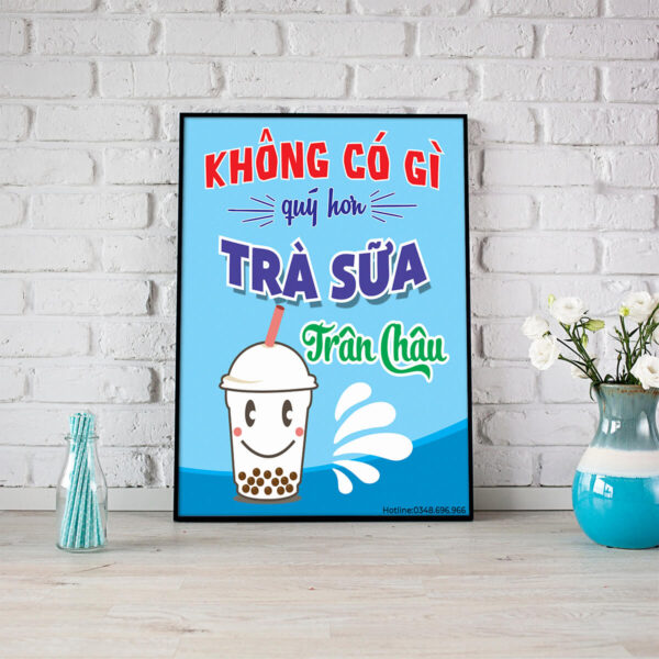 Tranh quán trà sữa: Không có gì quý hơn trà sữa trân châu