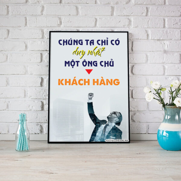 Tranh văn phòng: Chúng ta chỉ có duy nhất một ông chủ 'khách hàng'