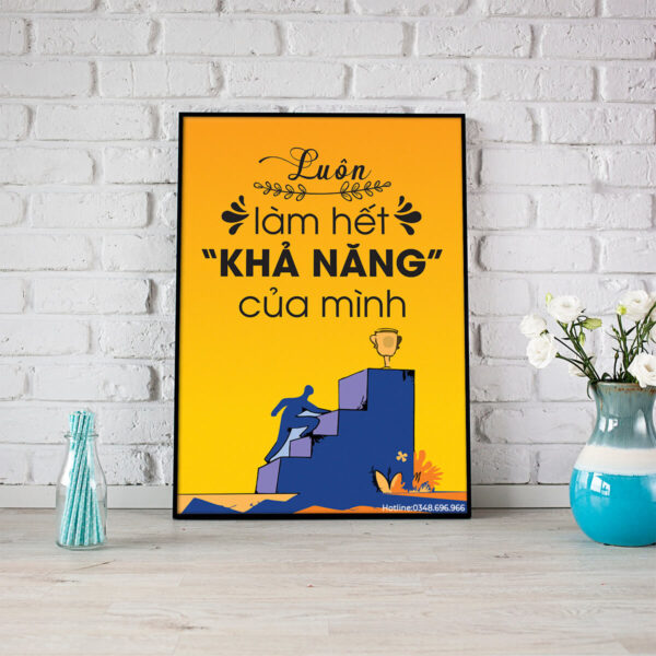 Tranh văn phòng: Luôn làm hết khả năng của mình